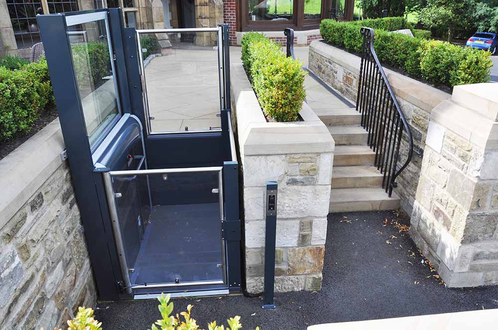 A Liberty Open Platform Lift without a pit